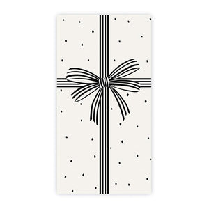 Guest Towels - Black Bow