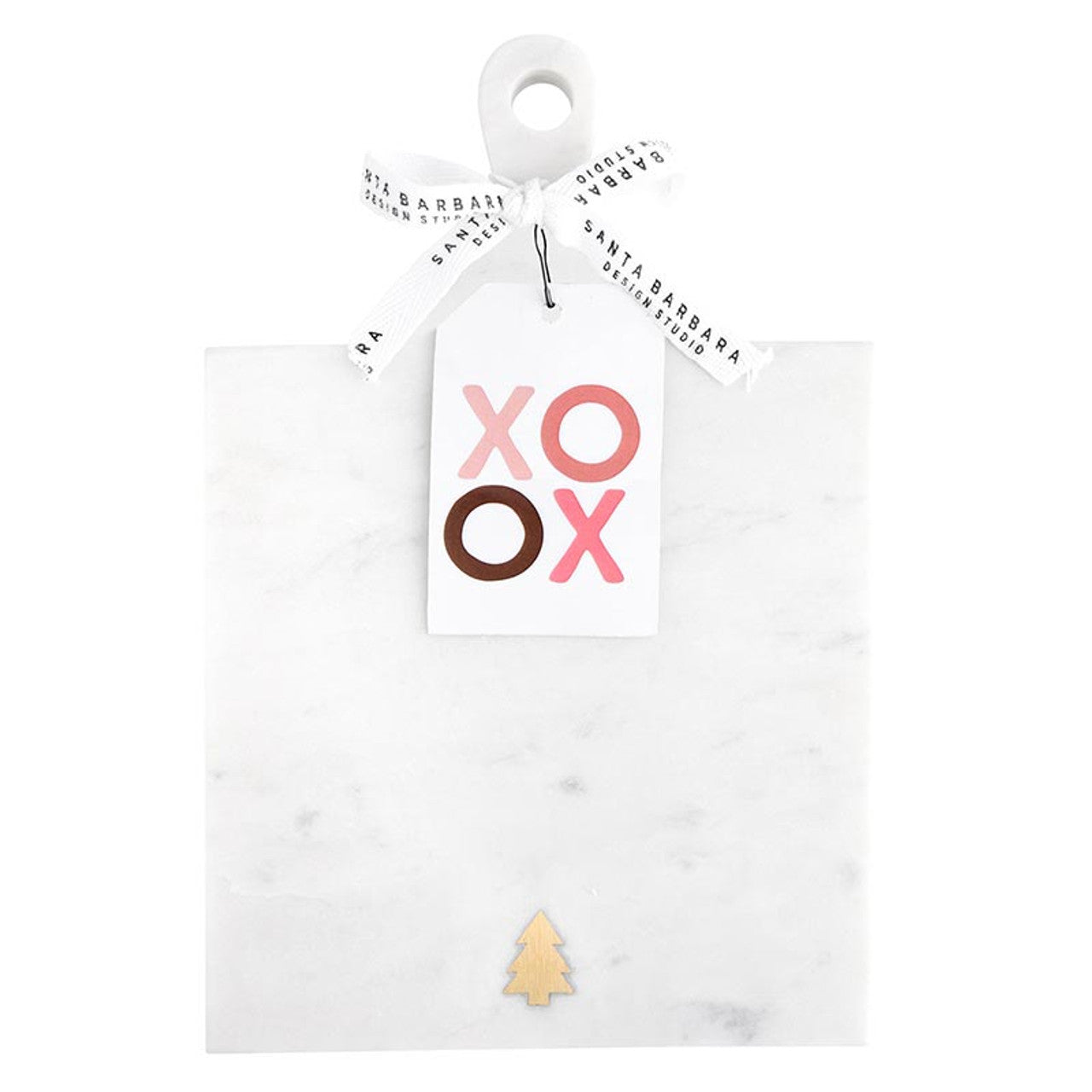 Serving Tray Holiday - Small Marble Tree (handle)