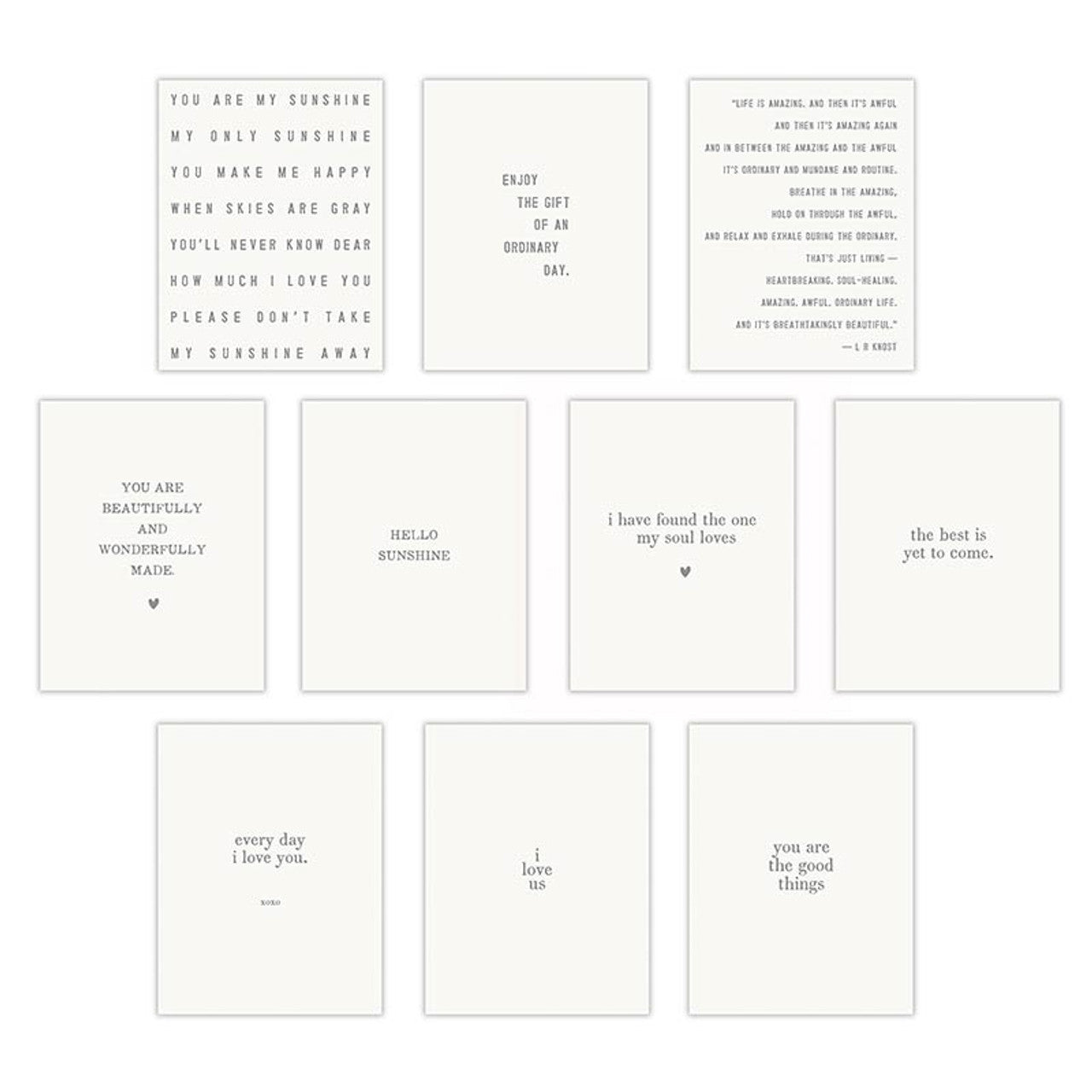 Boxed Card Set - Life is Amazing s/10