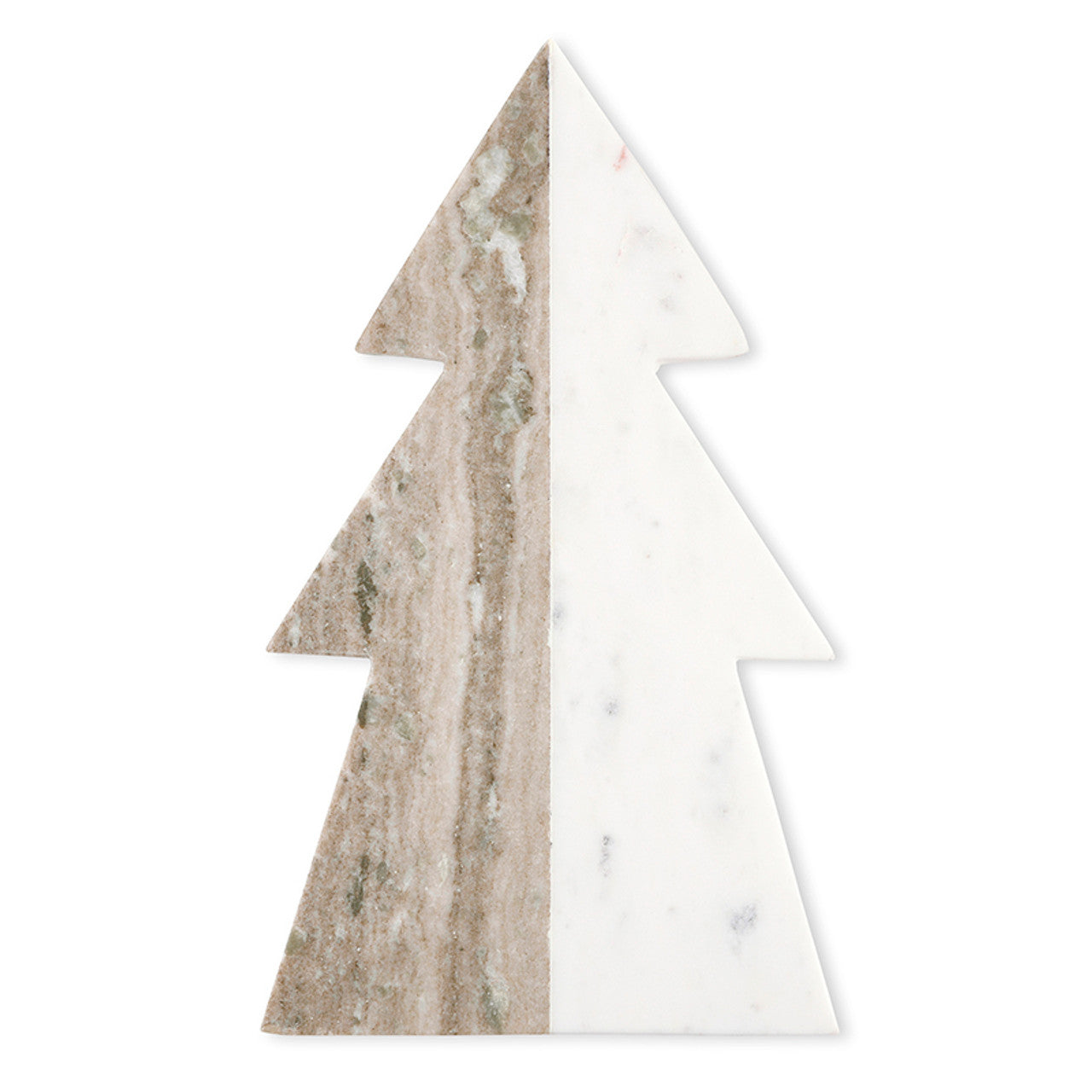 Serving Tray Holiday - Tree Marble Board 2-Tone