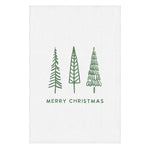 Load image into Gallery viewer, Tea Towel - Merry Christmas Grn Trees
