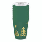 Load image into Gallery viewer, Frosted Cup Set - Holiday Trees s/8 16oz
