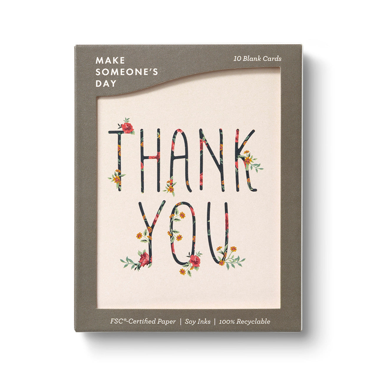 Boxed Card Set - Thank You Rose Arbor s/10