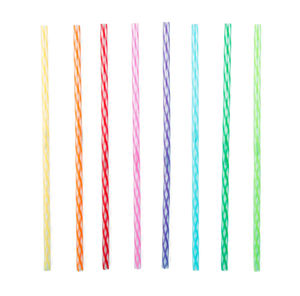 Reusable Straw - Rainbow 11" s/24