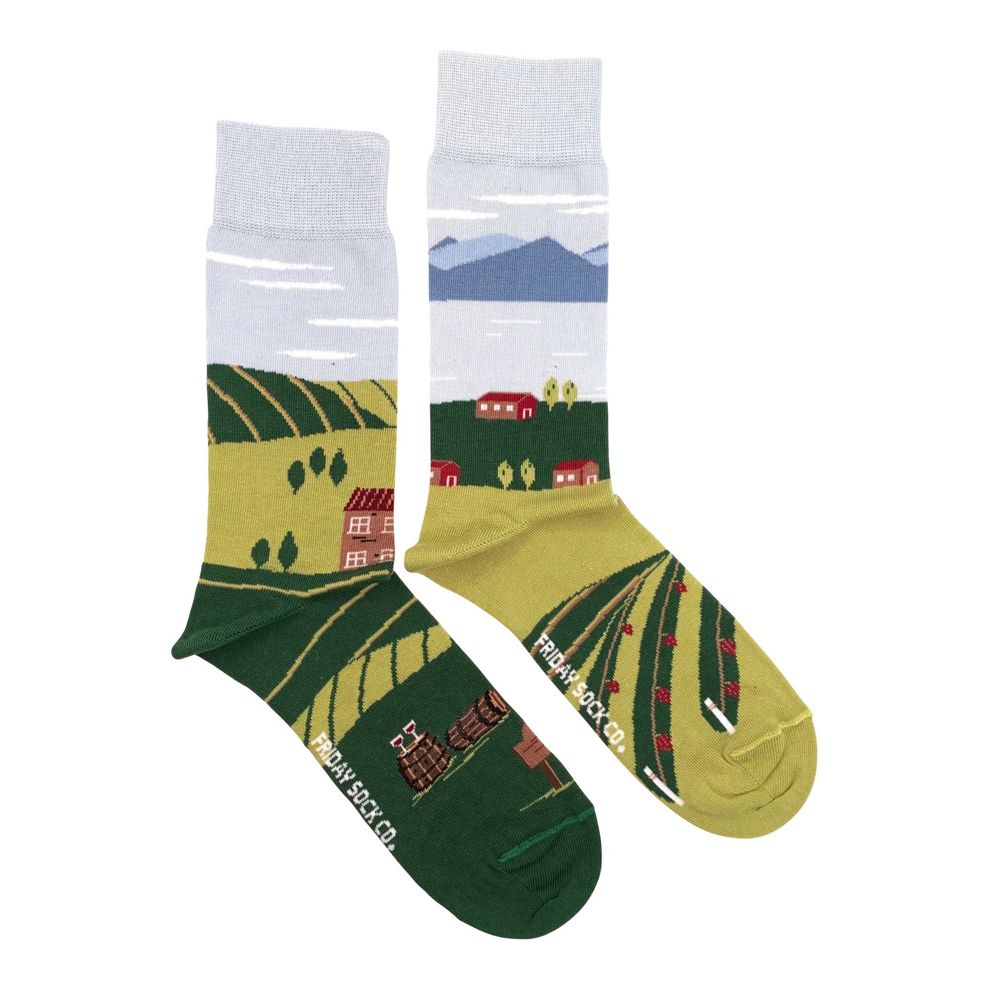 Men's Midcalf Socks - Winery