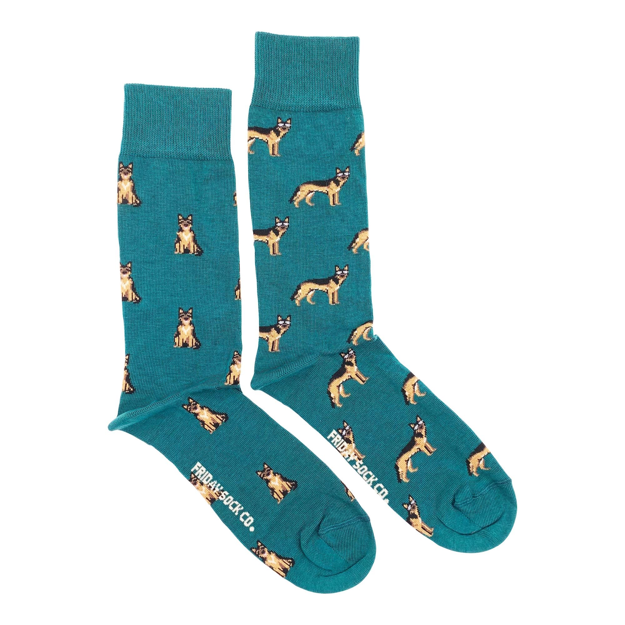 Men's Midcalf Socks - German Shepherd