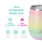 Load image into Gallery viewer, Swig - 14oz Wine Tumbler Over the Rainbow
