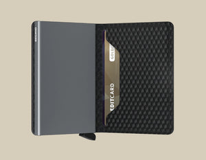 Slimwallet - Cubic Black Titanium