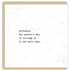 CM Cards - Eat More Cake
