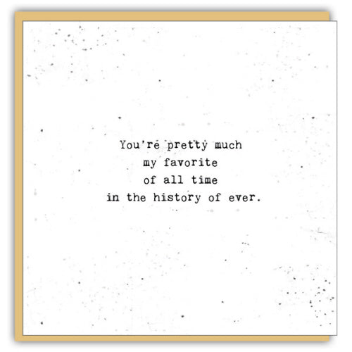 CM Cards - Love | You're Pretty Much My Fav