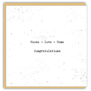 CM Cards - New Home | House + Love