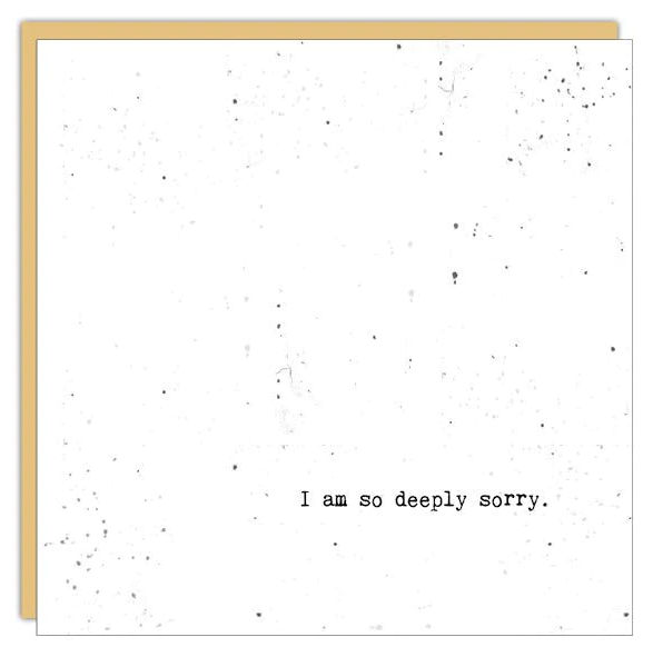 CM Cards - Sympathy | So Deeply Sorry