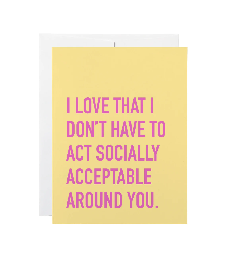 Classy Cards - Socially Acceptable