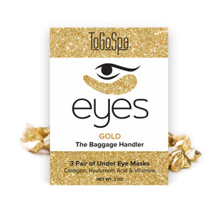 Togospa Eye Mask - Gold 3pk