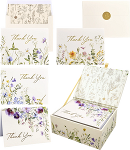 Premium Boxed Card Set - TY Wild Flowers s/20