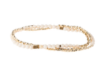 Load image into Gallery viewer, Scout Bracelet - Delicate White Fossil | Gold
