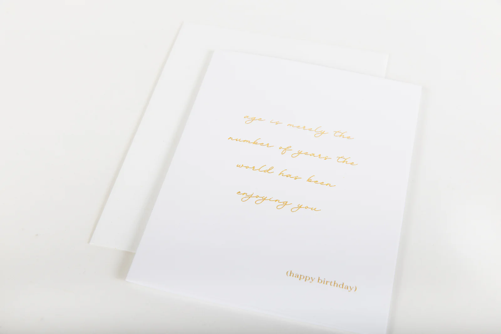W&C Cards - Age is Merely the Number of Years
