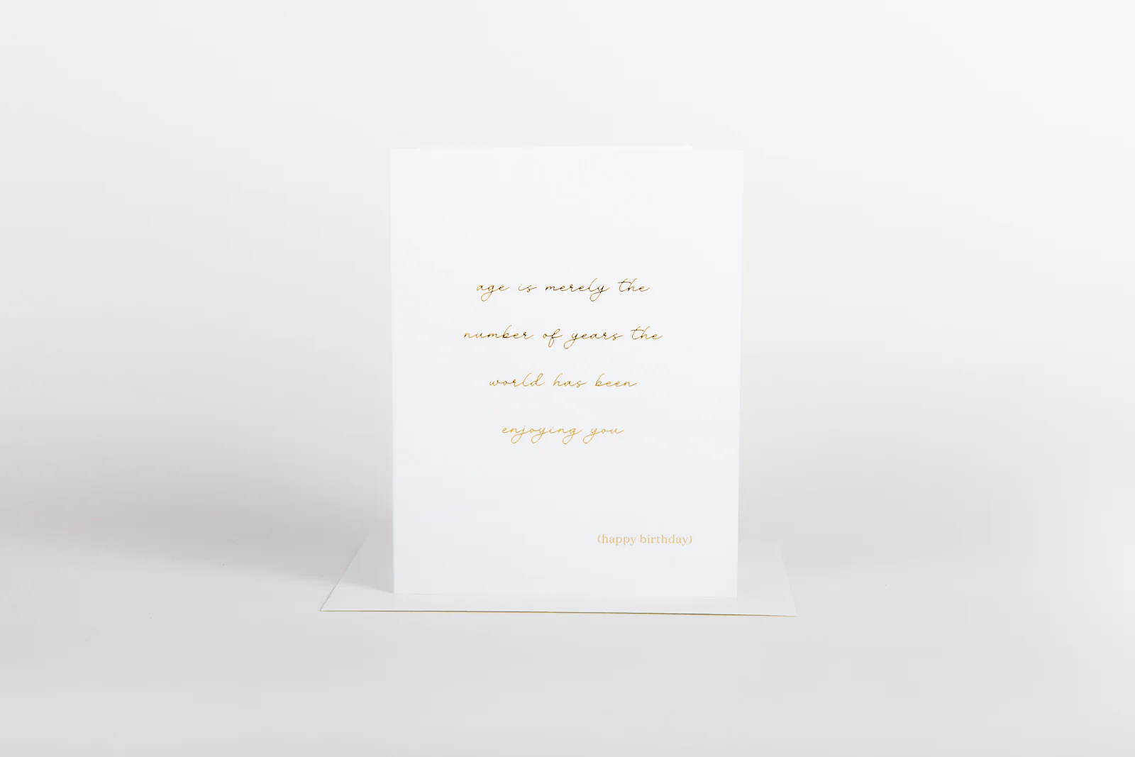 W&C Cards - Age is Merely the Number of Years