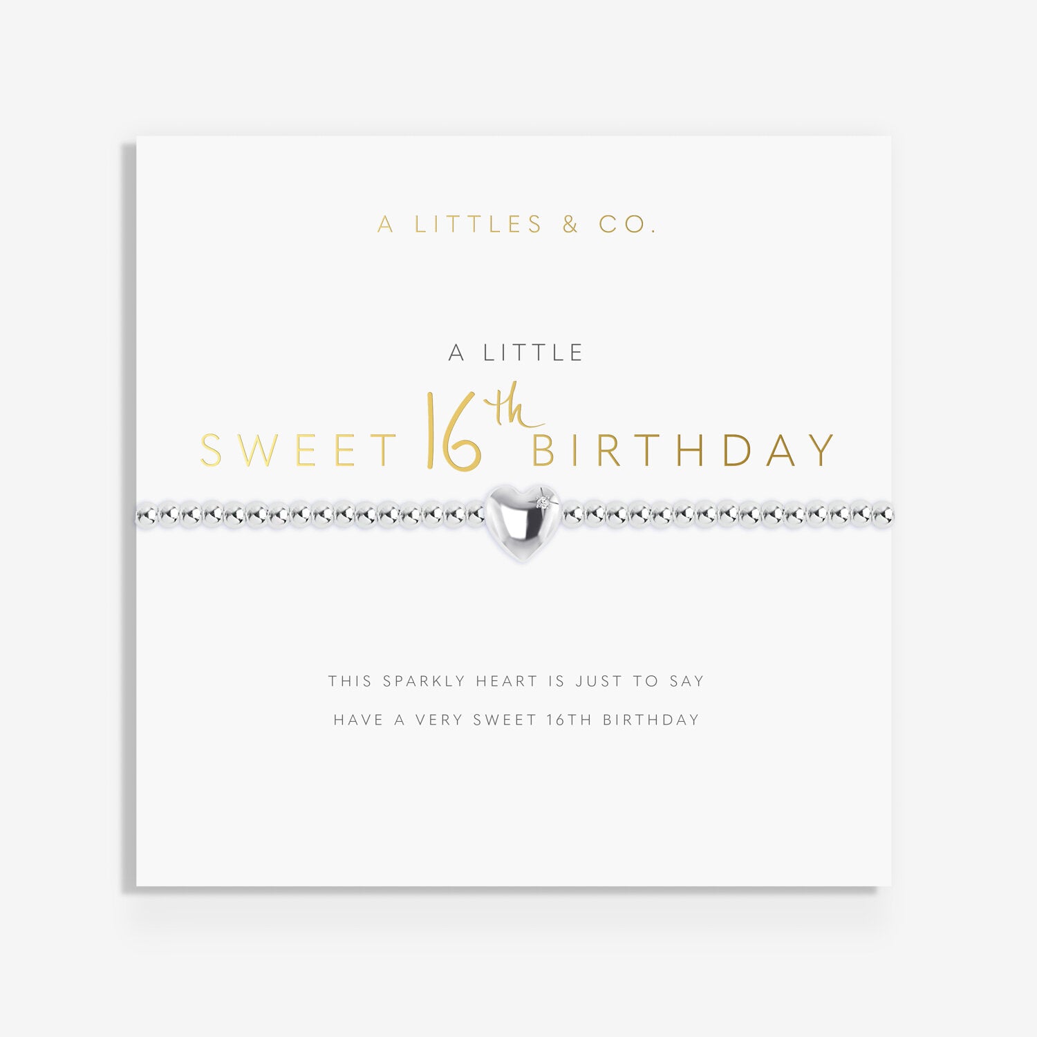 A Littles & Co. Bracelet - Sweet 16th Silver