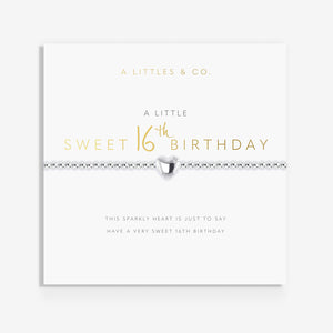 A Littles & Co. Bracelet - Sweet 16th | Silver