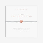Load image into Gallery viewer, A Littles &amp; Co. Bracelet - Proud of You | Silver Rose Gold
