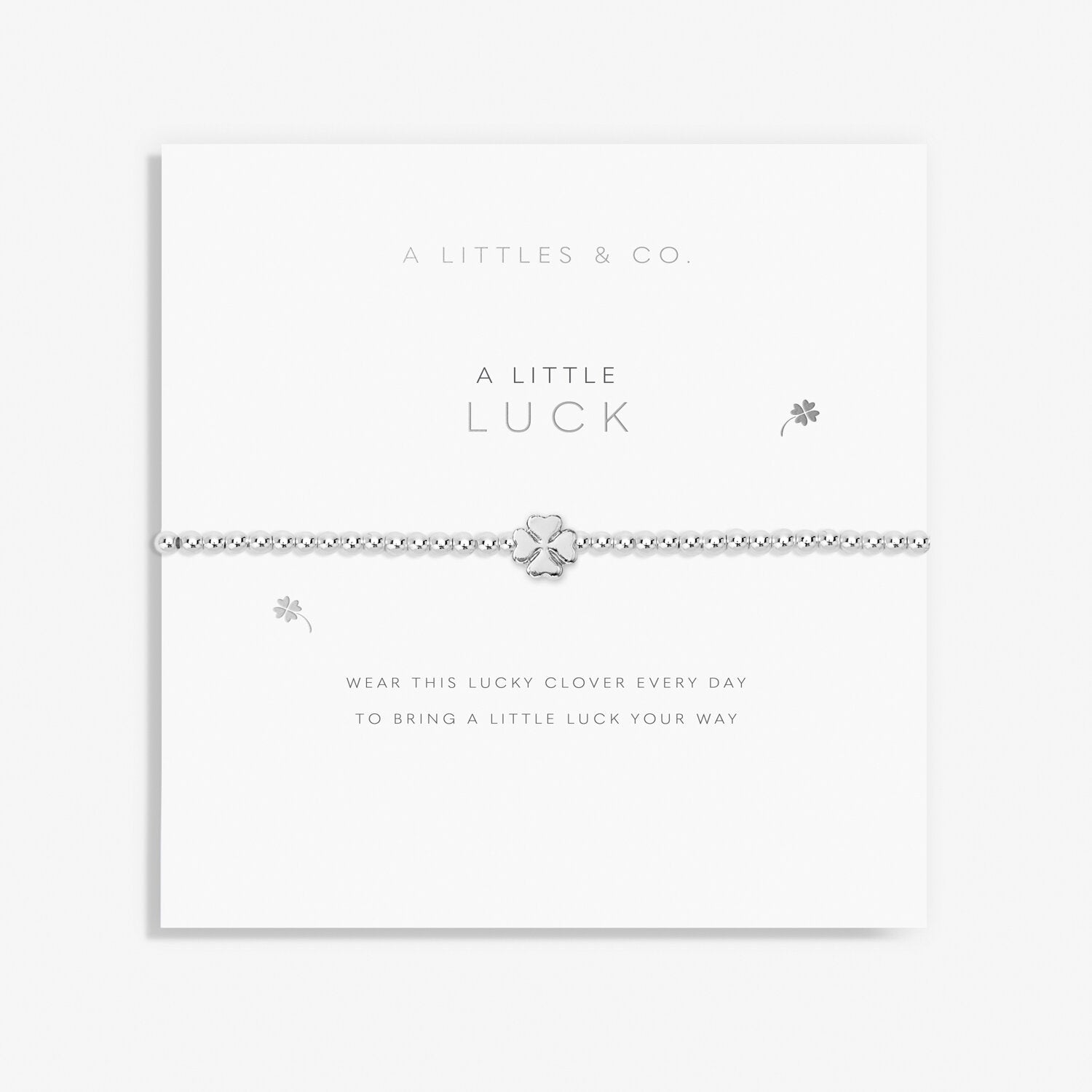 A Littles & Co. Bracelet - Luck Silver