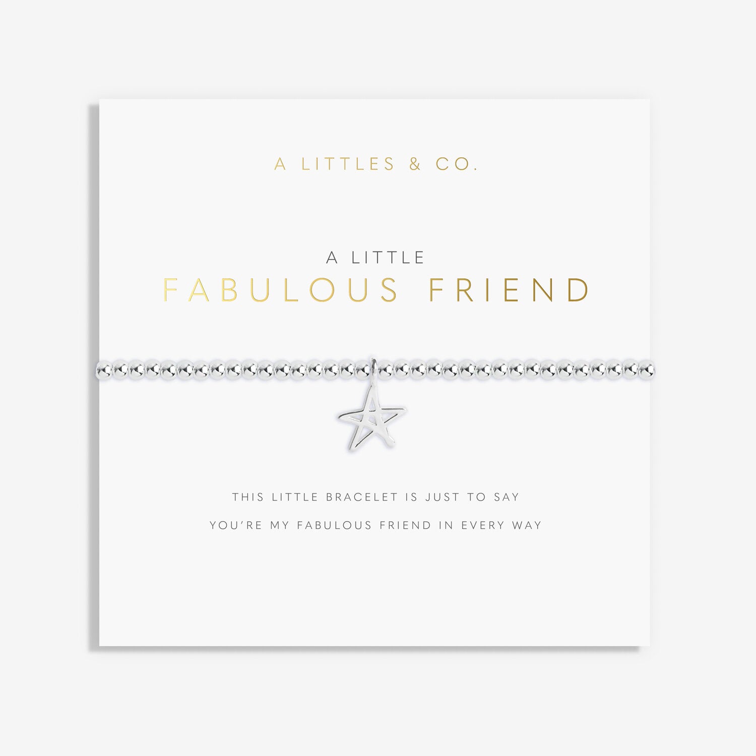 A Littles & Co. Bracelet - Fabulous Friend Silver