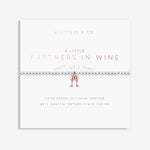 Load image into Gallery viewer, A Littles &amp; Co. Bracelet - Partners in Wine | Silver Rose Gold
