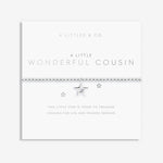 Load image into Gallery viewer, A Littles &amp; Co. Bracelet - Wonderful Cousin | Slvr
