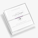 Load image into Gallery viewer, A Littles &amp; Co. Bracelet - Birthstone Feb Amethyst | Silver
