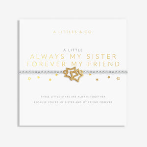 A Littles & Co. Bracelet - Always My Sister Silver | Gold