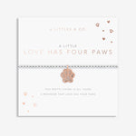 Load image into Gallery viewer, A Littles &amp; Co. Bracelet - Love has Four Paws Silver | Rose Gold
