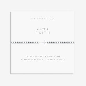 A Littles & Co. Bracelet - Faith Silver
