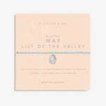 Load image into Gallery viewer, A Littles &amp; Co. Bracelet - Birthflower May Lily of the Valley Slvr
