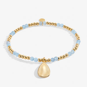 A Littles & Co. Bracelet - Birthstone Mar Aqua Gld