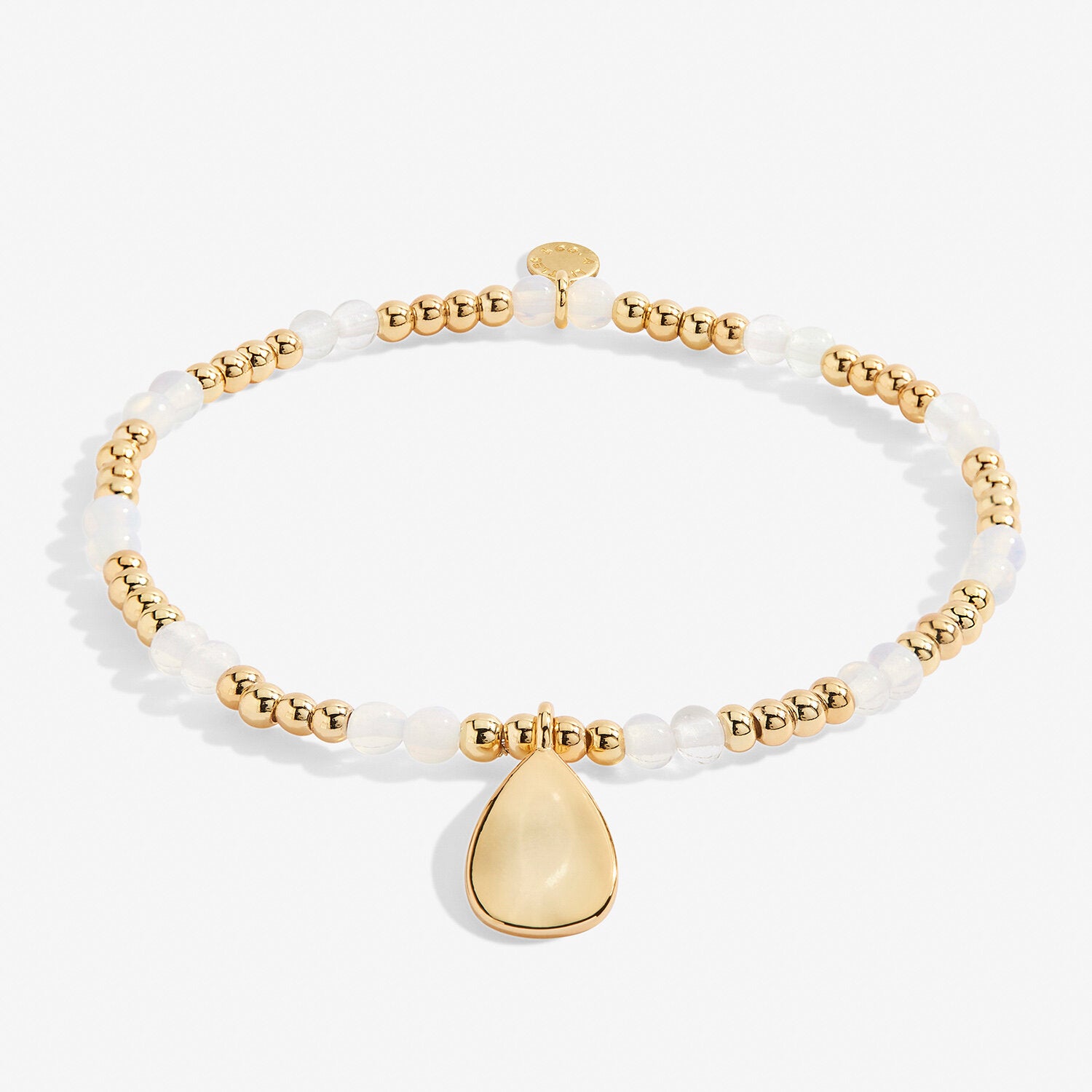 A Littles & Co. Bracelet - Birthstone June Moonstone | Gold