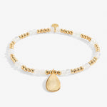 Load image into Gallery viewer, A Littles &amp; Co. Bracelet - Birthstone June Moonstone Gld
