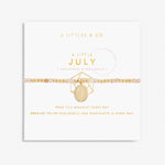 Load image into Gallery viewer, A Littles &amp; Co. Bracelet - Birthstone July Sunstone Gld
