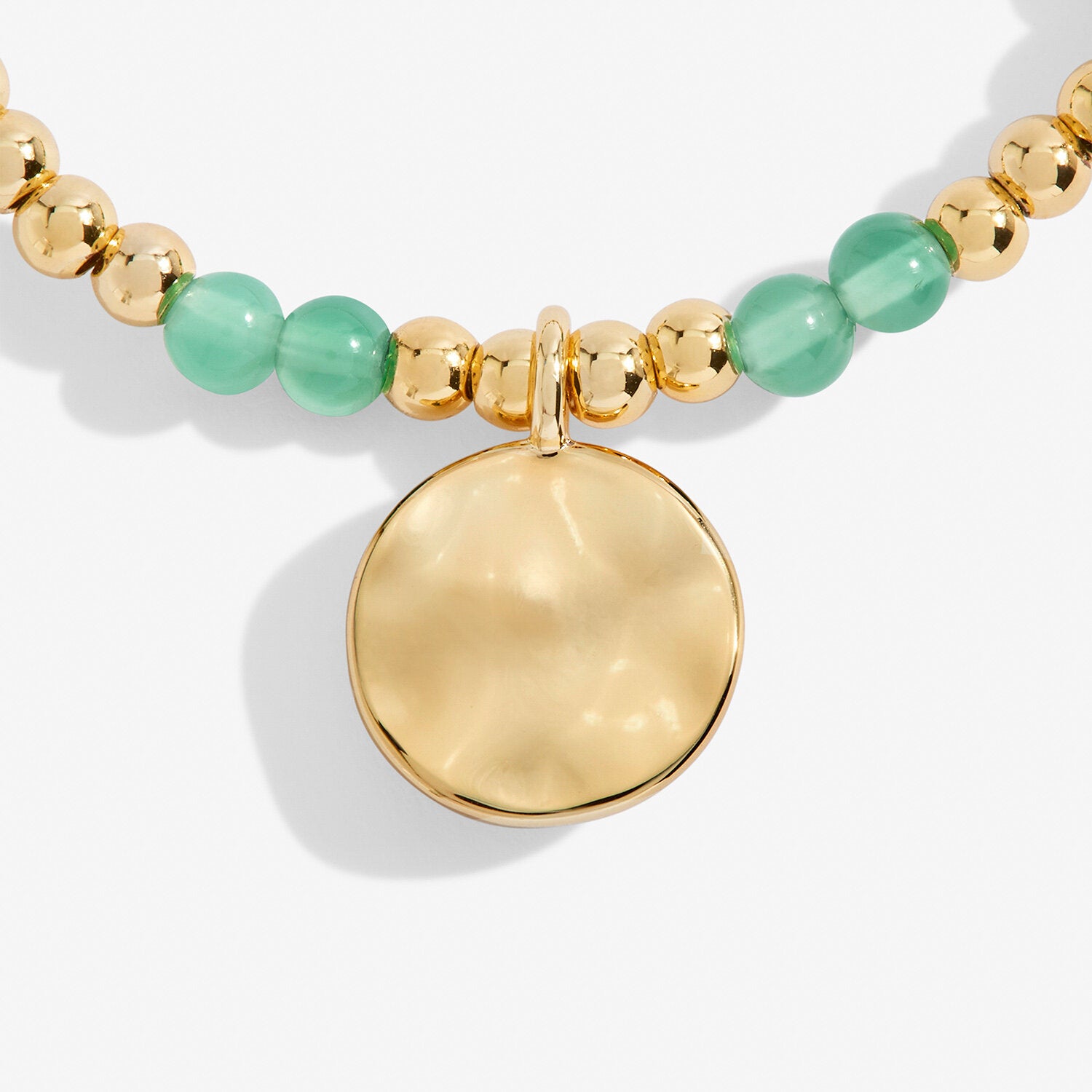 A Littles & Co. Bracelet - Birthstone Aug Aventurine | Gold