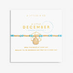 Load image into Gallery viewer, A Littles &amp; Co. Bracelet - Birthstone Dec Turquoise Gld
