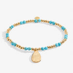 Load image into Gallery viewer, A Littles &amp; Co. Bracelet - Birthstone Dec Turquoise | Gold
