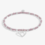 Load image into Gallery viewer, A Littles &amp; Co. Bracelet - Darling Daughter Gemstone Heart
