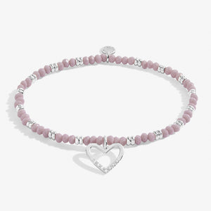 A Littles & Co. Bracelet - Darling Daughter Gemstone Heart