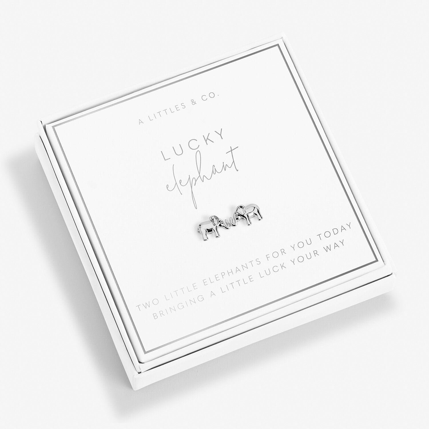 A Littles & Co. Earrings - Lucky Elephant Studs Silver