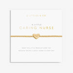Load image into Gallery viewer, A Littles &amp; Co. Bracelet - Caring Nurse Heart Gold
