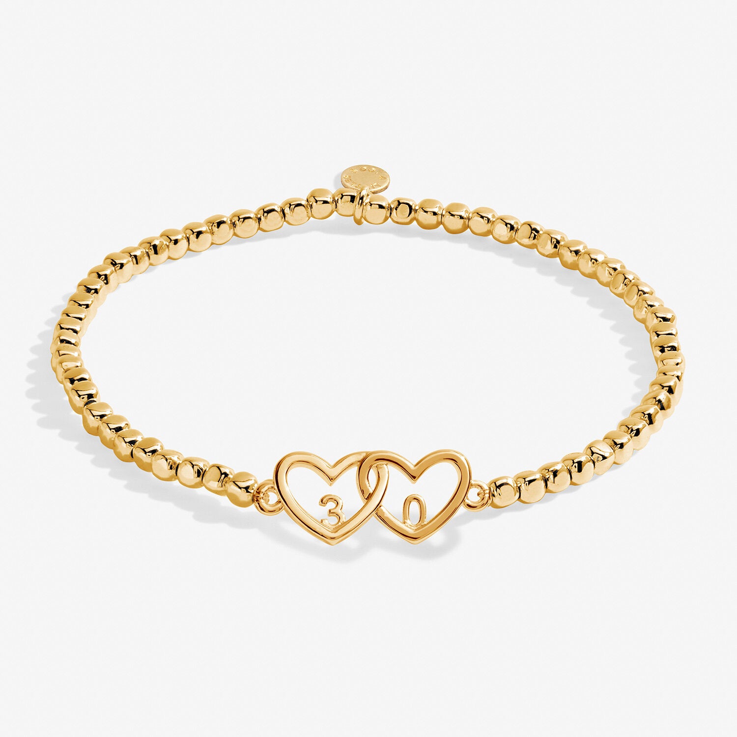 A Littles & Co. Bracelet - Happy 30th Birthday Gold