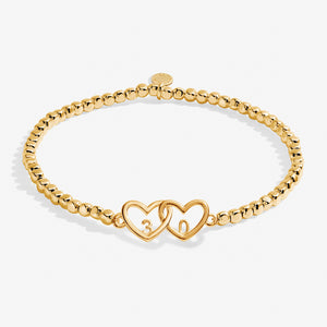 A Littles & Co. Bracelet - Happy 30th Birthday Gold