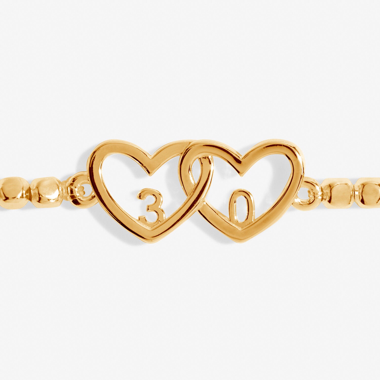 A Littles & Co. Bracelet - Happy 30th Birthday Gold