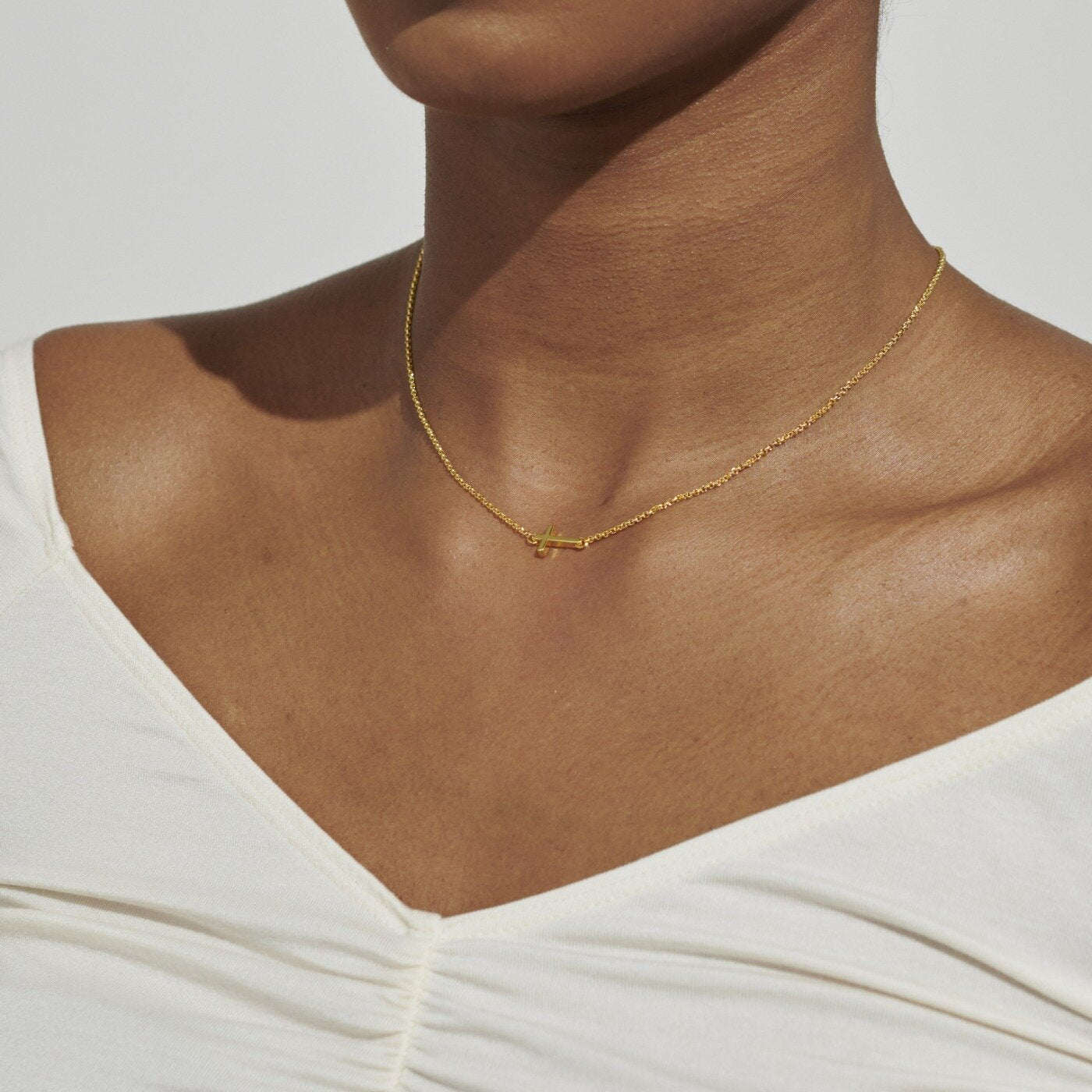 A Littles & Co. Necklace - Faith Gold