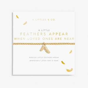 A Littles & Co. Bracelet - Feathers Appear Gold